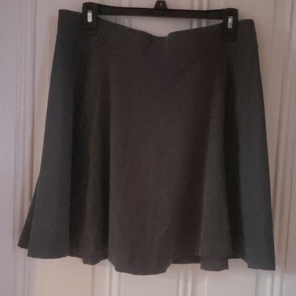 Charcoal gray skirt